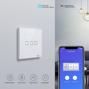 Smart Light Wall Switch 1/2/3 Gang